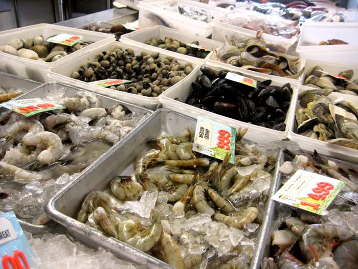 Fresh Seafood at the Fish Market